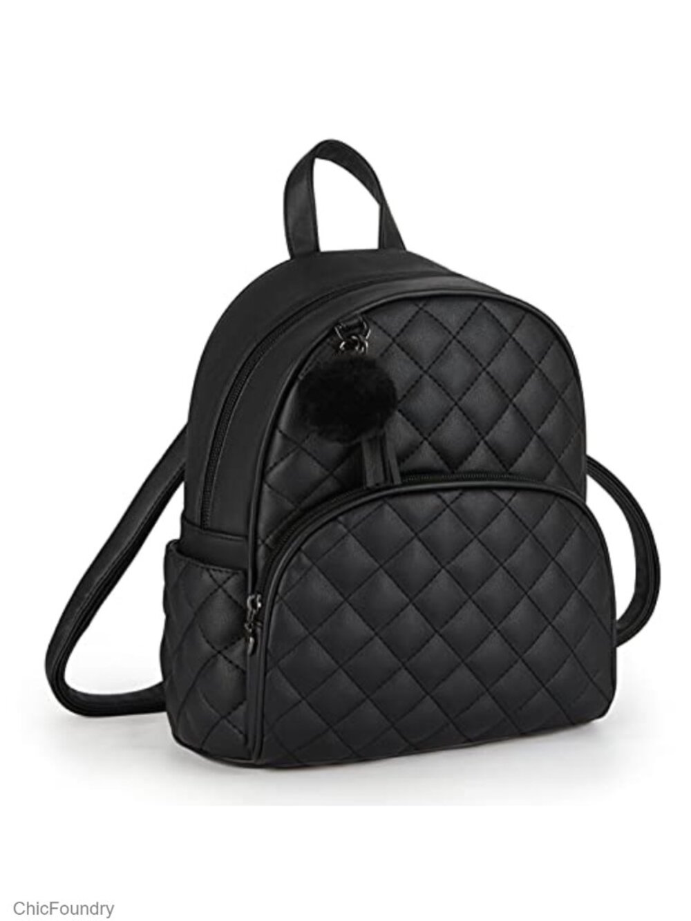 Mini Leather Backpack Purse for Women Fashion Travel Daypack
